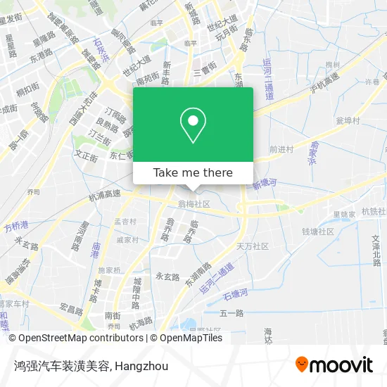 鸿强汽车装潢美容 map