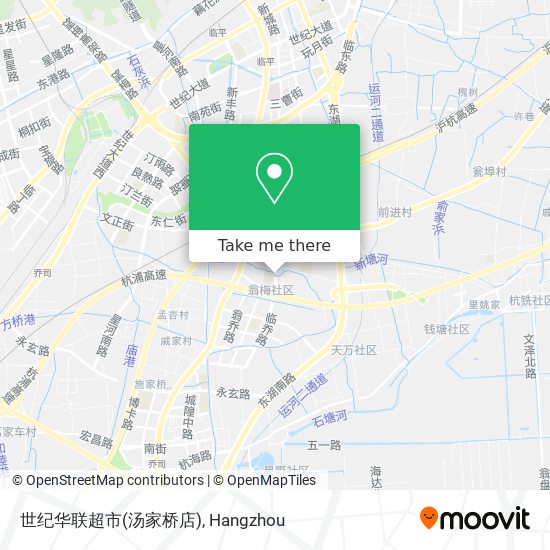 世纪华联超市(汤家桥店) map