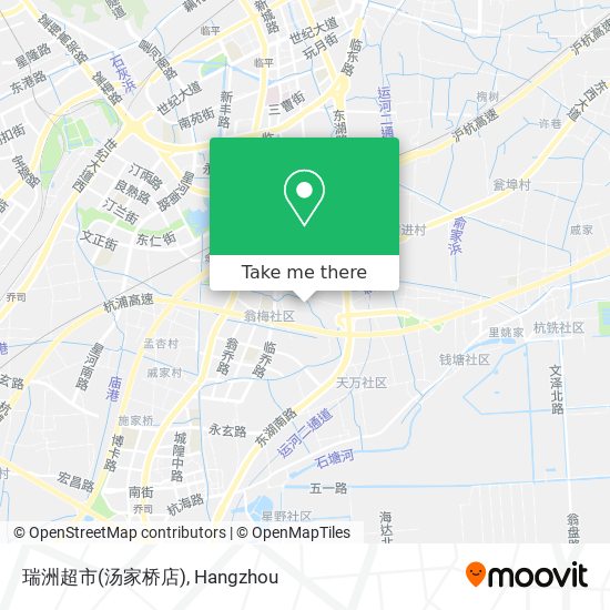 瑞洲超市(汤家桥店) map