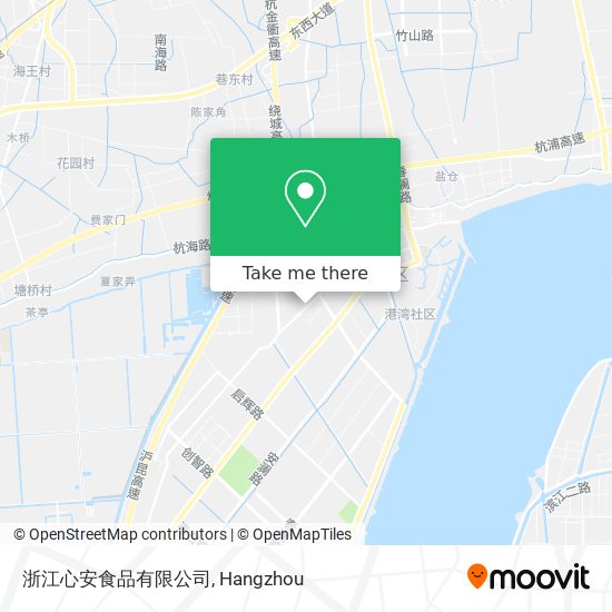 浙江心安食品有限公司 map