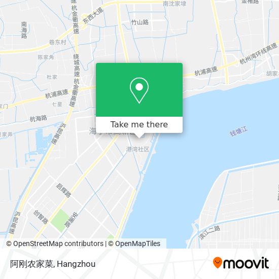 阿刚农家菜 map