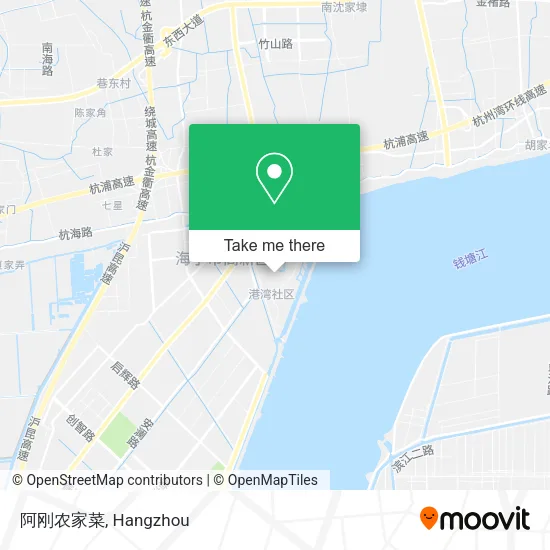 阿刚农家菜 map