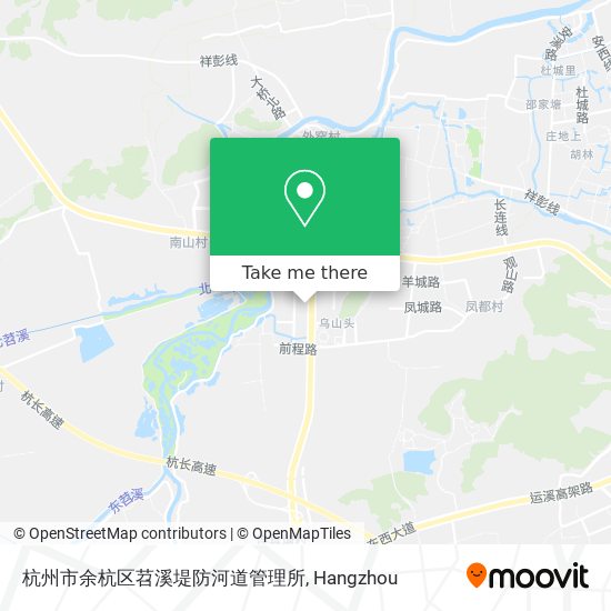 杭州市余杭区苕溪堤防河道管理所 map