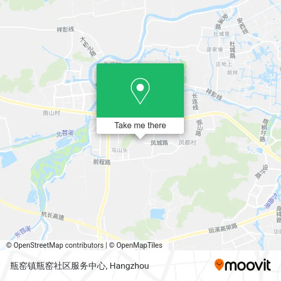 瓶窑镇瓶窑社区服务中心 map