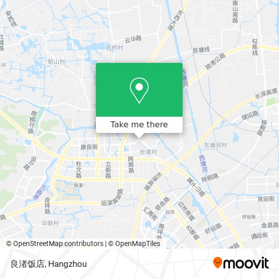 良渚饭店 map
