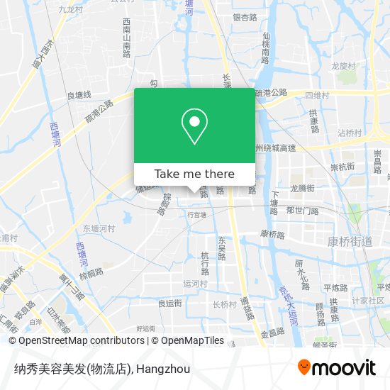 纳秀美容美发(物流店) map