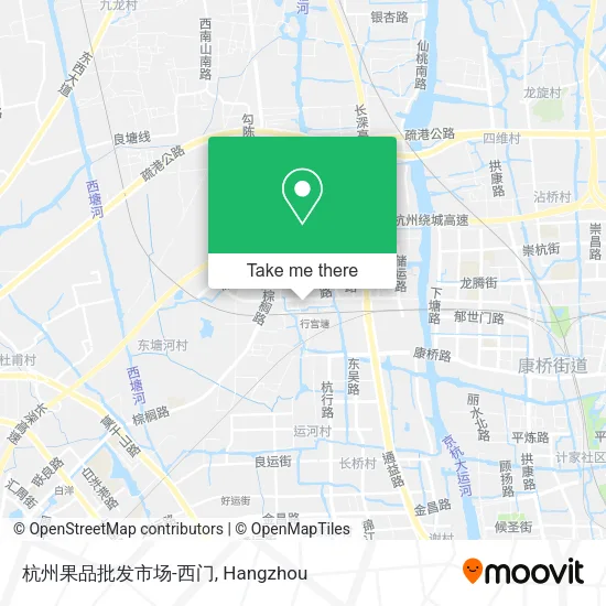 杭州果品批发市场-西门 map
