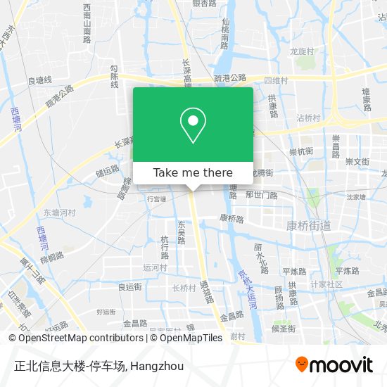 正北信息大楼-停车场 map