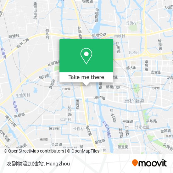 农副物流加油站 map