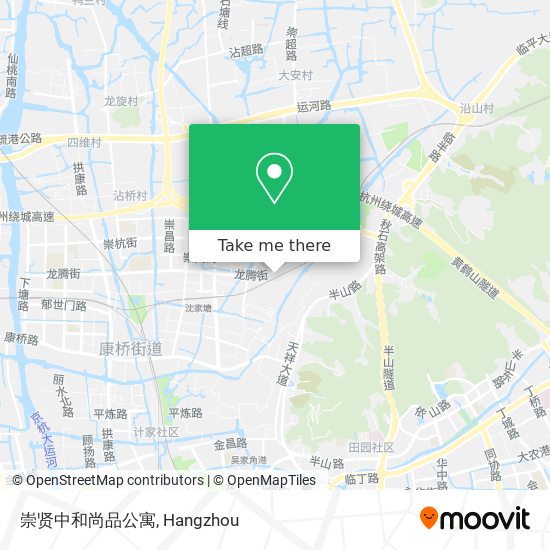崇贤中和尚品公寓 map