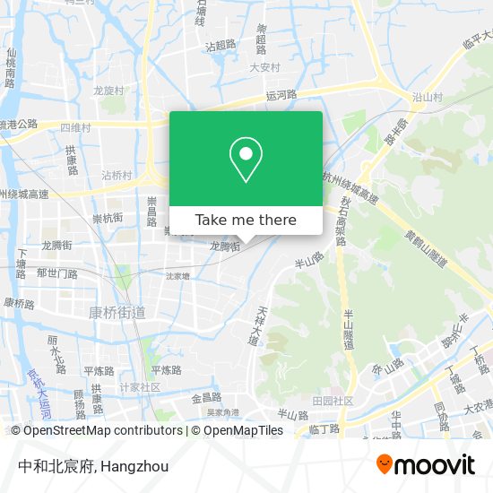 中和北宸府 map
