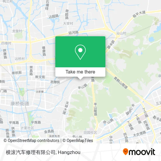 横滚汽车修理有限公司 map