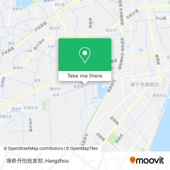 塘桥丹怡批发部 map