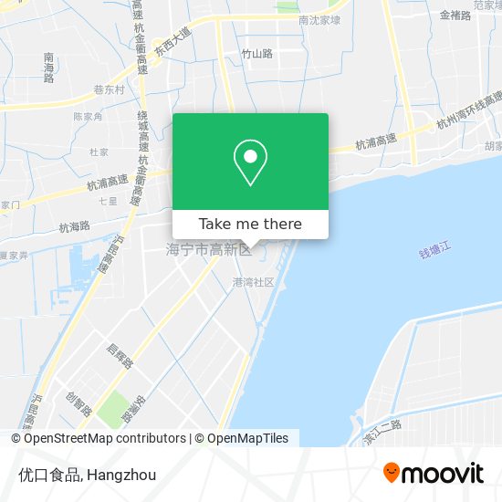 优口食品 map