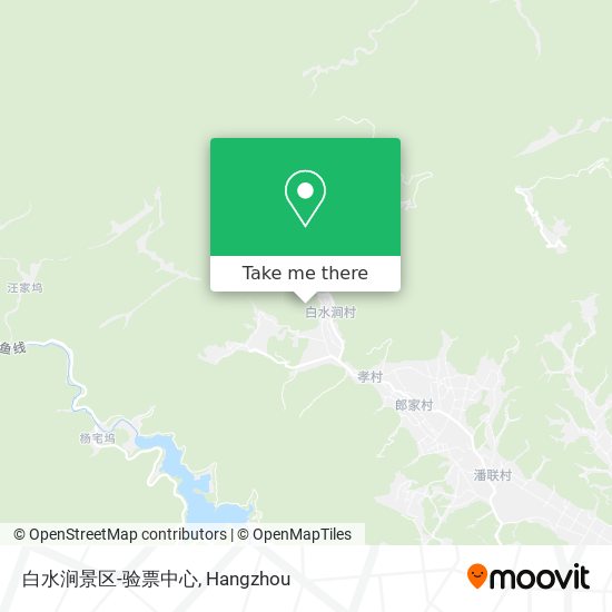 白水涧景区-验票中心 map