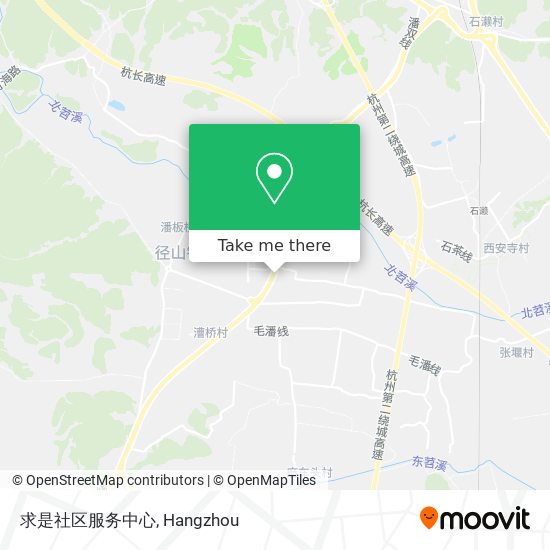 求是社区服务中心 map