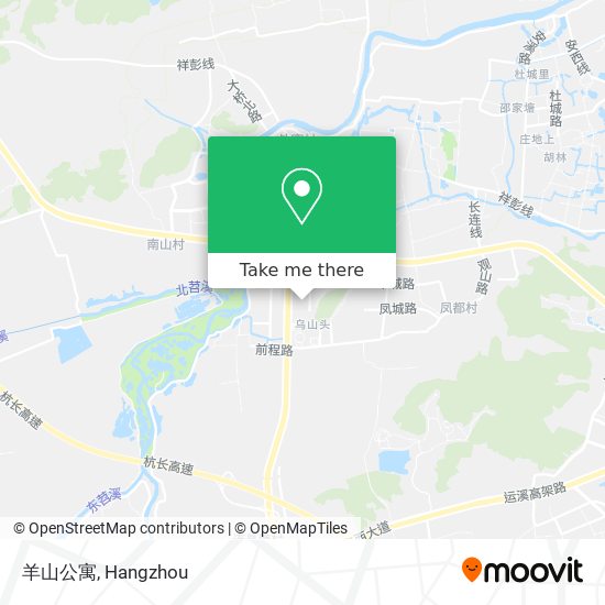 羊山公寓 map
