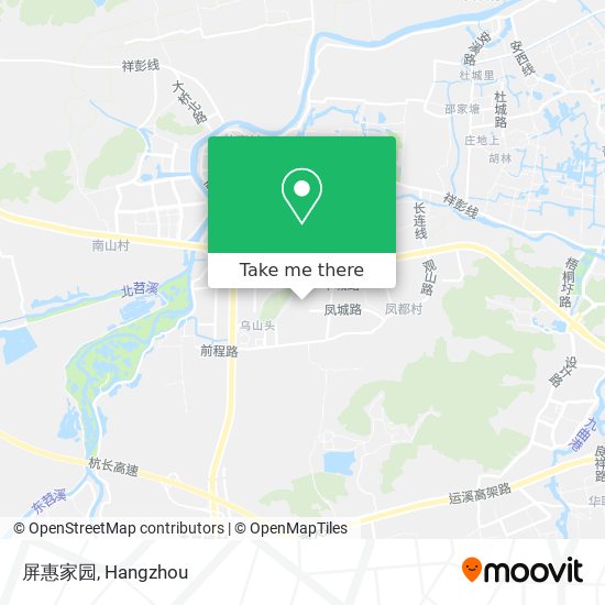 屏惠家园 map