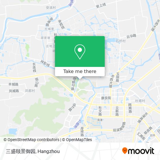 三盛颐景御园 map