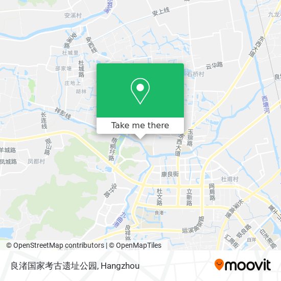 良渚国家考古遗址公园 map