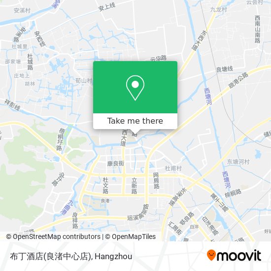 布丁酒店(良渚中心店) map