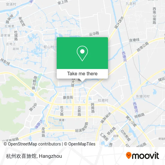 杭州欢喜旅馆 map