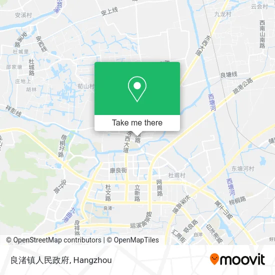 良渚镇人民政府 map