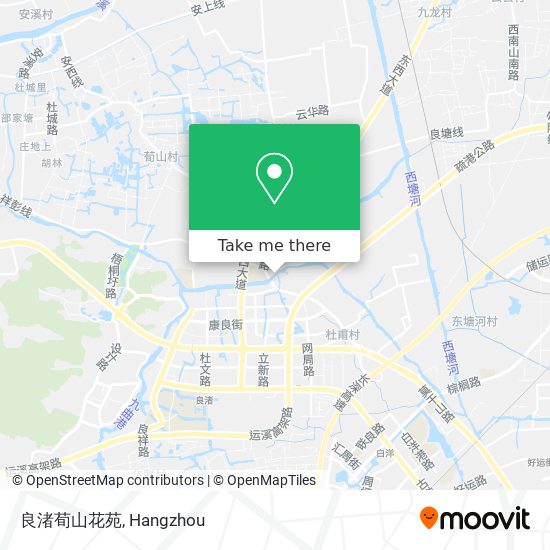 良渚荀山花苑 map