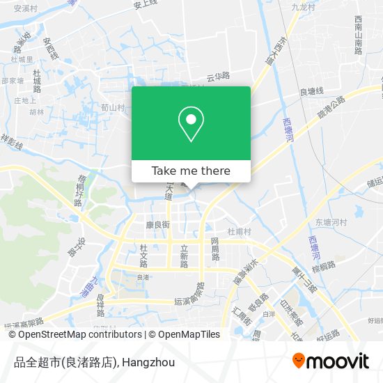 品全超市(良渚路店) map