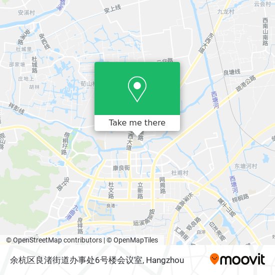 余杭区良渚街道办事处6号楼会议室 map