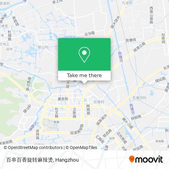 百串百香旋转麻辣烫 map