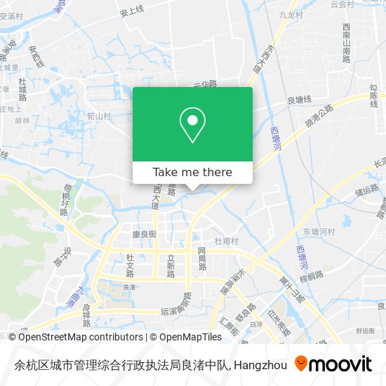 余杭区城市管理综合行政执法局良渚中队 map