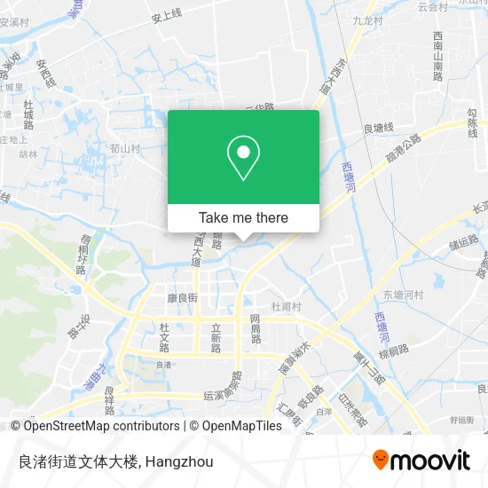 良渚街道文体大楼 map