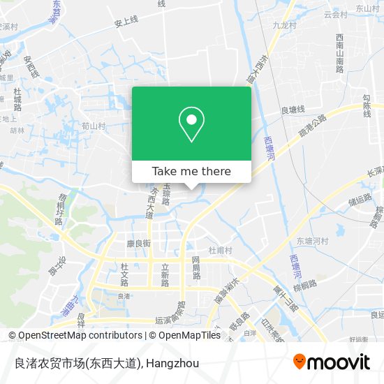 良渚农贸市场(东西大道) map