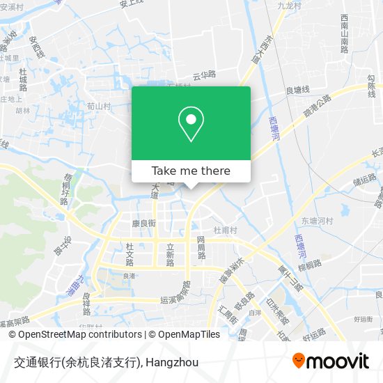 交通银行(余杭良渚支行) map