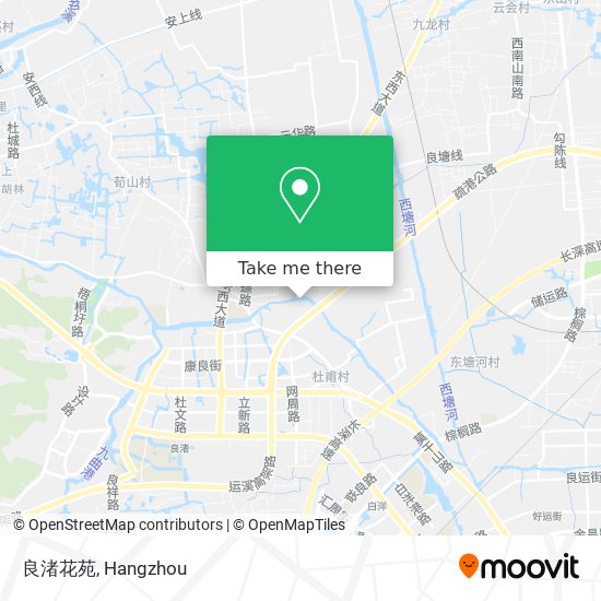 良渚花苑 map