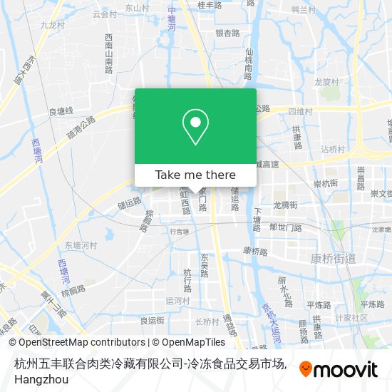杭州五丰联合肉类冷藏有限公司-冷冻食品交易市场 map