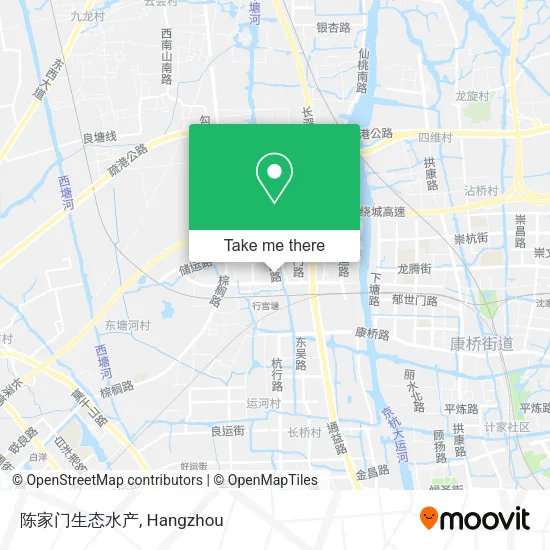 陈家门生态水产 map