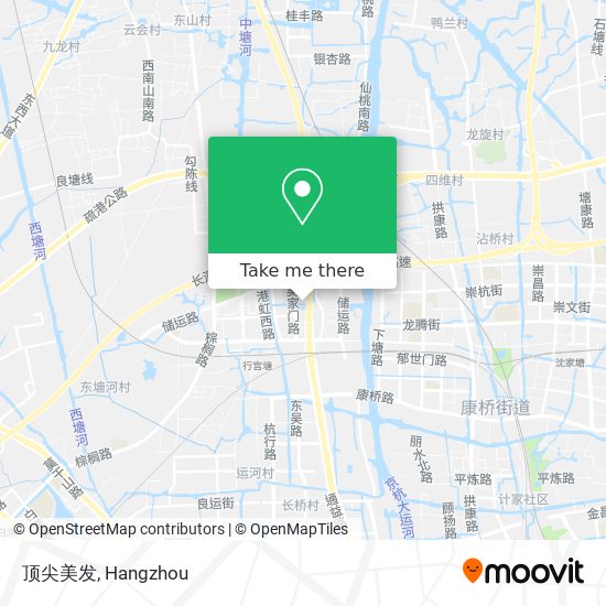 顶尖美发 map