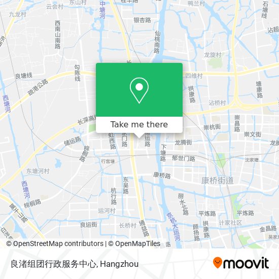 良渚组团行政服务中心 map