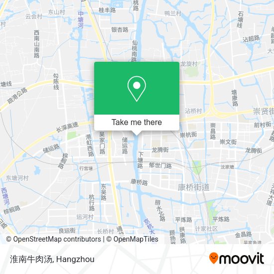 淮南牛肉汤 map