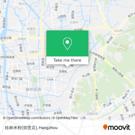 桂林米粉(崇贤店) map