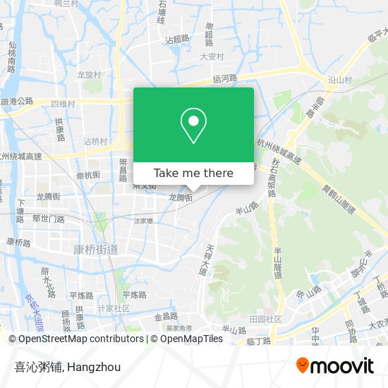 喜沁粥铺 map