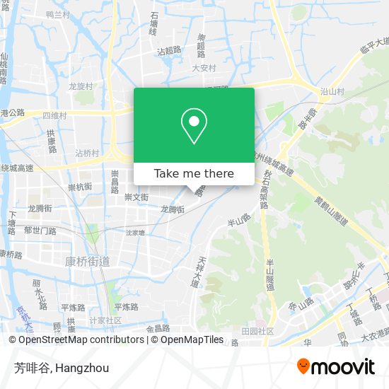 芳啡谷 map