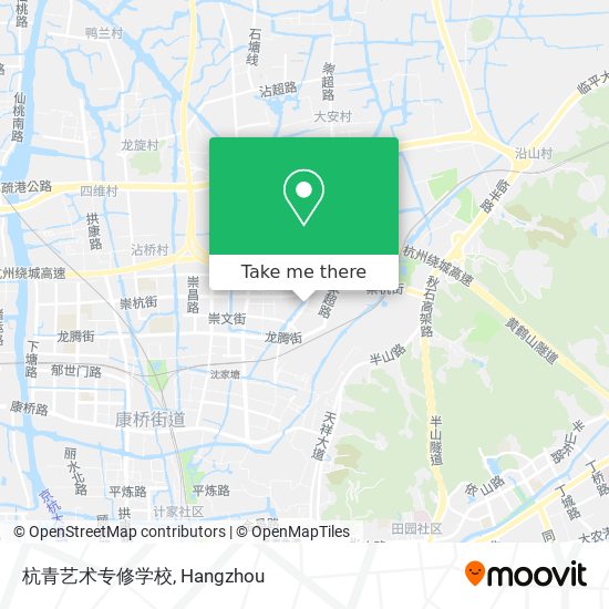 杭青艺术专修学校 map