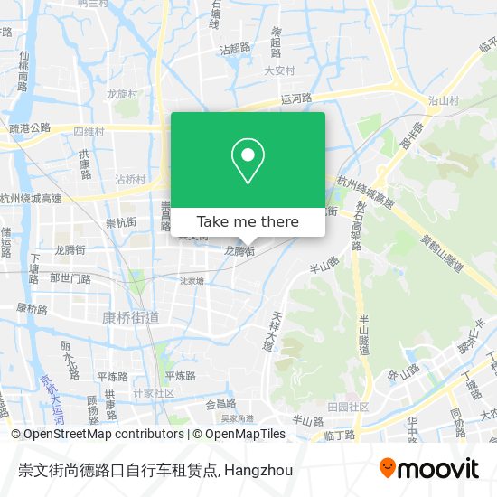 崇文街尚德路口自行车租赁点 map