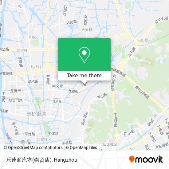 乐速面疙瘩(崇贤店) map