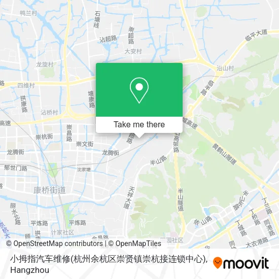 小拇指汽车维修(杭州余杭区崇贤镇崇杭接连锁中心) map