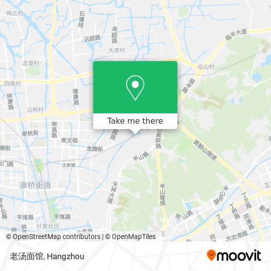 老汤面馆 map