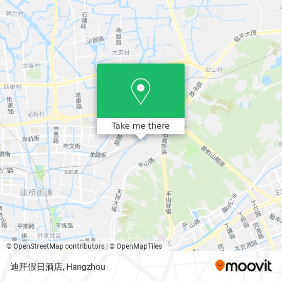 迪拜假日酒店 map